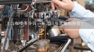 上岛咖啡多少钱一杯，以及其他的价位？