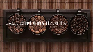costa美式咖啡用的是什么咖啡豆？